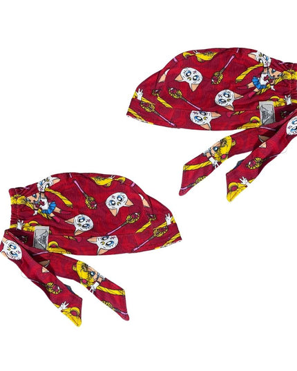 Gorro Medico Quirúrgico - Sailor Moon - Rojo
