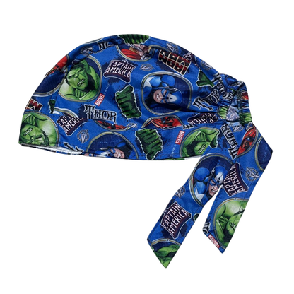 Gorro Quirúrgico Estampado Supere Completo azul