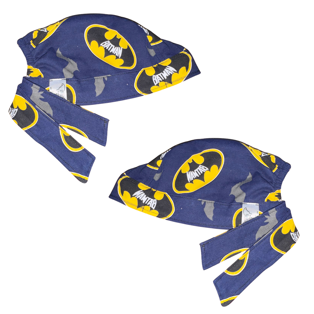 Gorro Quirúrgico Medico - Batman - AZUL MARINO)
