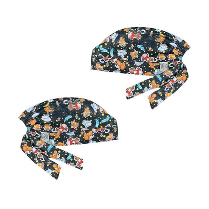 Gorro Medico Quirúrgico - Princesas Disney - Cenicienta - Negro