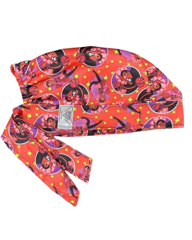 Gorro Medico Quirúrgico - Mojo Jojo - Las Chicas Super Poderosas - Rojo 2
