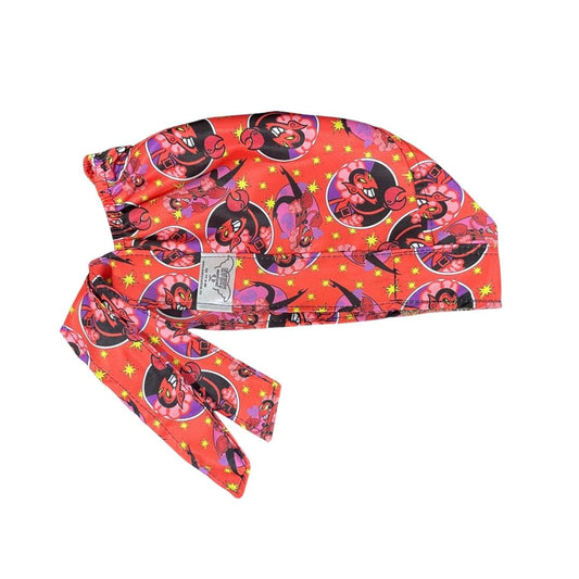 Gorro Medico Quirúrgico - Mojo Jojo - Las Chicas Super Poderosas - Rojo 2