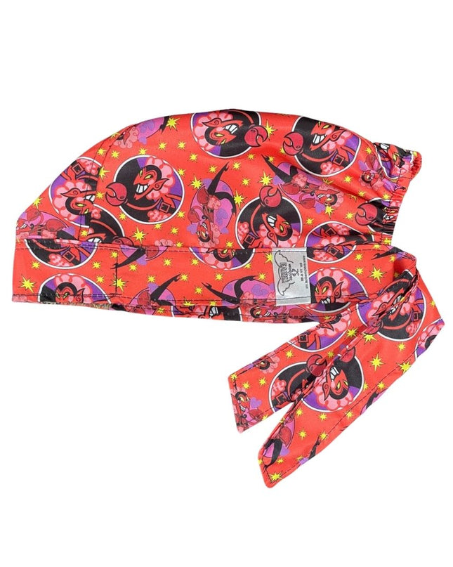 Gorro Medico Quirúrgico - Mojo Jojo - Las Chicas Super Poderosas - Rojo 2