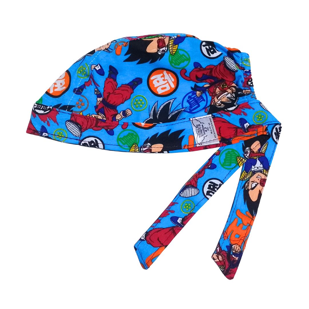 Gorro Medico Quirúrgico dragon azul