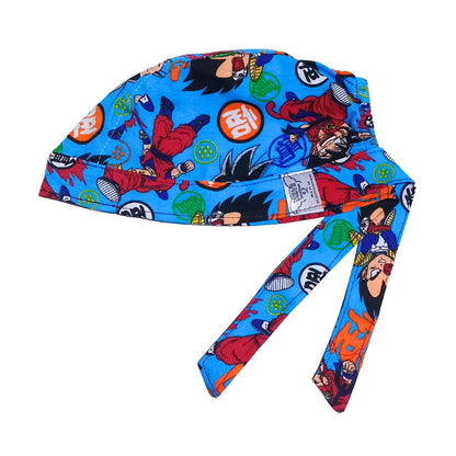 Gorro Medico Quirúrgico dragon azul