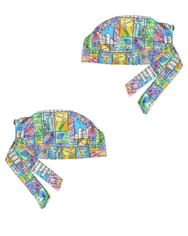 Gorro Medico Quirúrgico - Anestesiología - Azul Agua