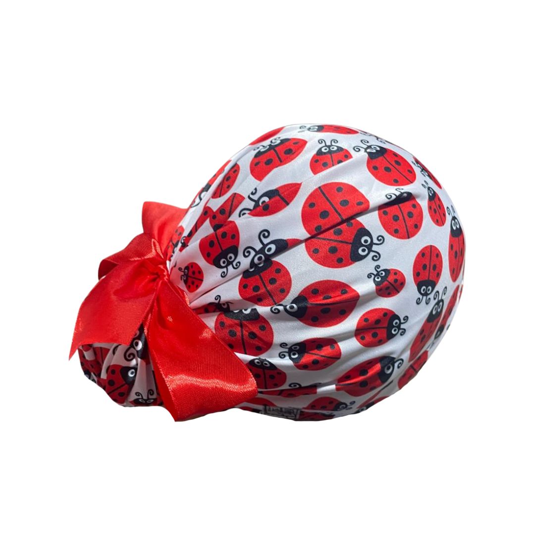 Gorro Medico Quirúrgico - Catarina - Listón - Rojo