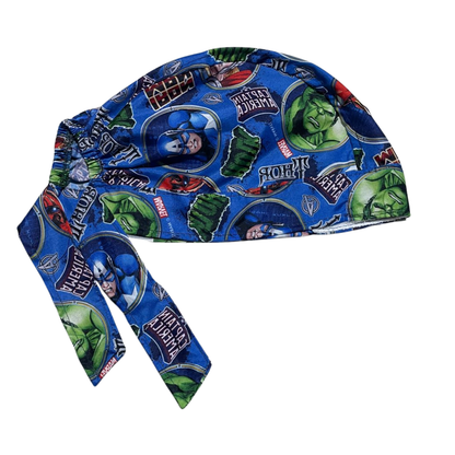 Gorro Quirúrgico Estampado Supere Completo azul