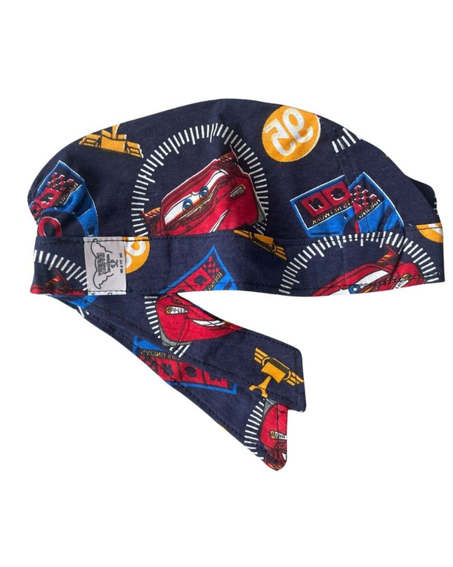 Gorro Quirúrgico - Cars - Nascar - Cordones - Antisudor