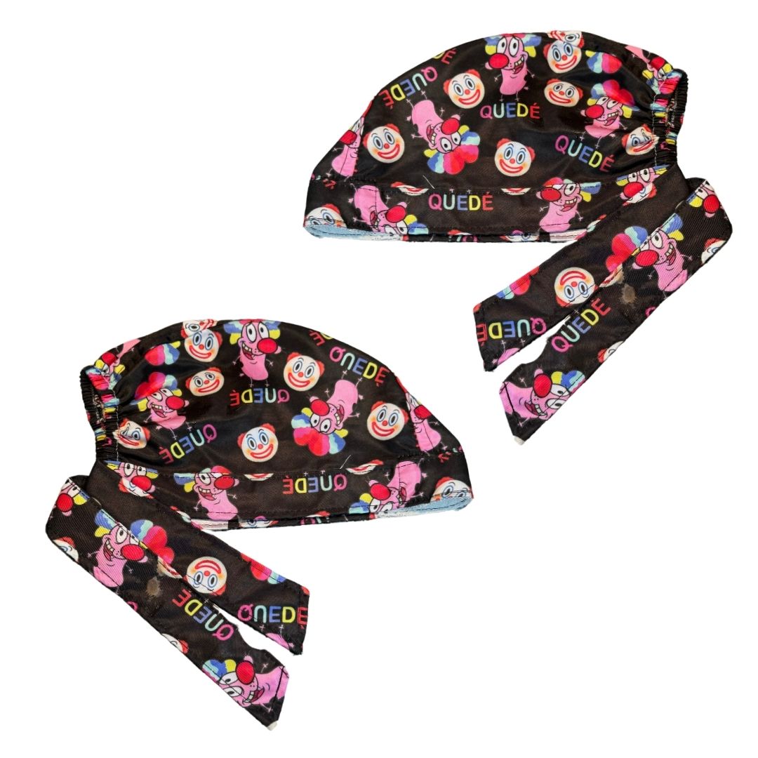 Gorro Quirúrgico - Coraje El Perro Cobarde - Payaso - Antifluido