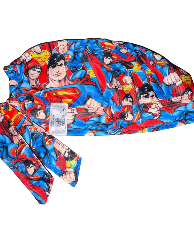 Gorro Medico Quirúrgico - Superman - celeste