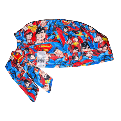 Gorro Medico Quirúrgico - Superman - celeste