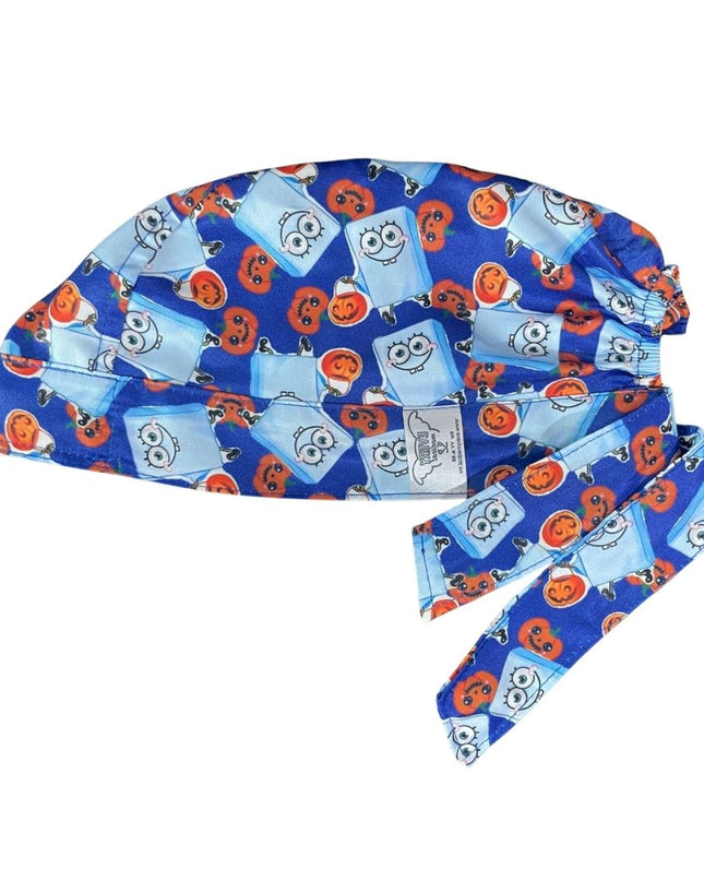 Gorro Medico Quirúrgico - Terror - Halloween - Bob Esponja - Azul