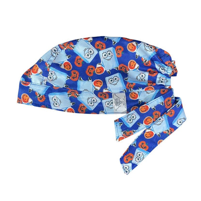 Gorro Medico Quirúrgico - Terror - Halloween - Bob Esponja - Azul