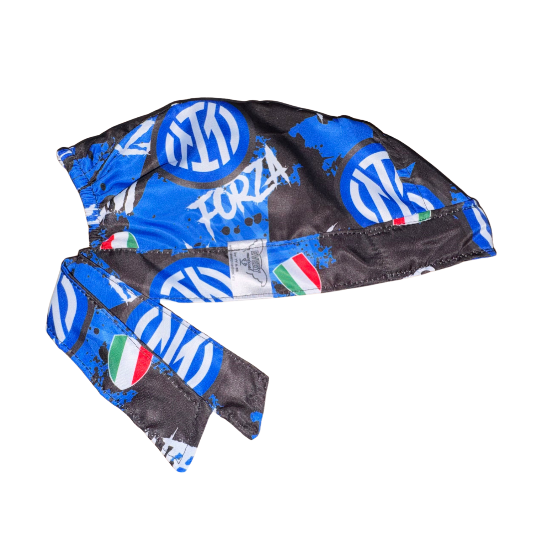 Gorro Medico Quirúrgico Futbool Inter De Milan Forza Azul Unitalla