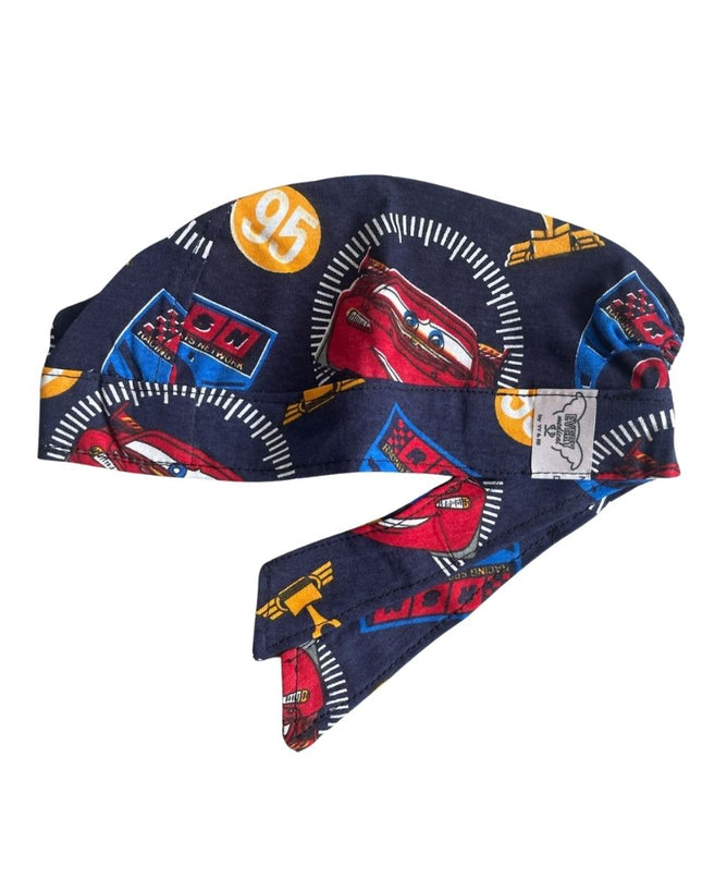 Gorro Quirúrgico - Cars - Nascar - Cordones - Antisudor