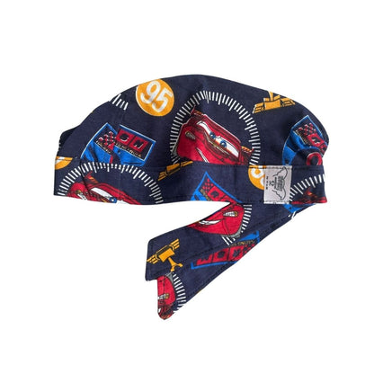 Gorro Quirúrgico - Cars - Nascar - Cordones - Antisudor