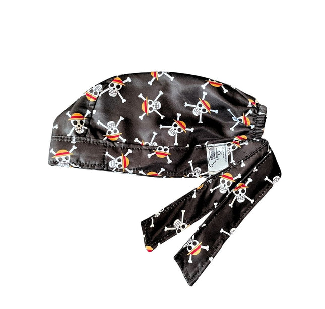 Gorro Medico Quirúrgico  - One Piece Luffy - Negro