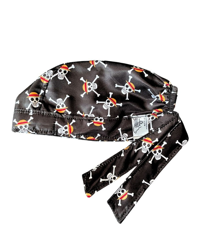 Gorro Medico Quirúrgico  - One Piece Luffy - Negro