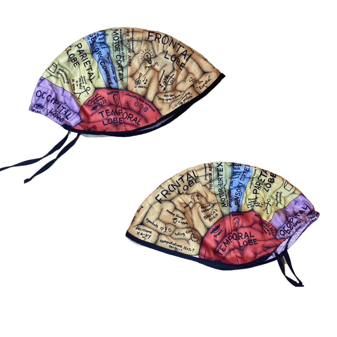 Gorro Quirúrgico Medico - Areas Corteza Cerebral Antifluidos - Every Medical -  Dr. Gorrito
