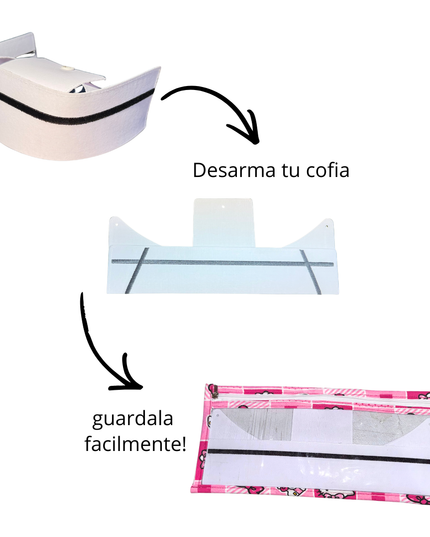 Porta Cofia Cartera De Enfermeria Hospital Clinica Salud