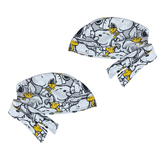 Gorro Medico Quirúrgico - Snoopy - Gris