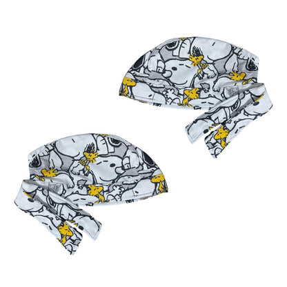 Gorro Medico Quirúrgico - Snoopy - Gris