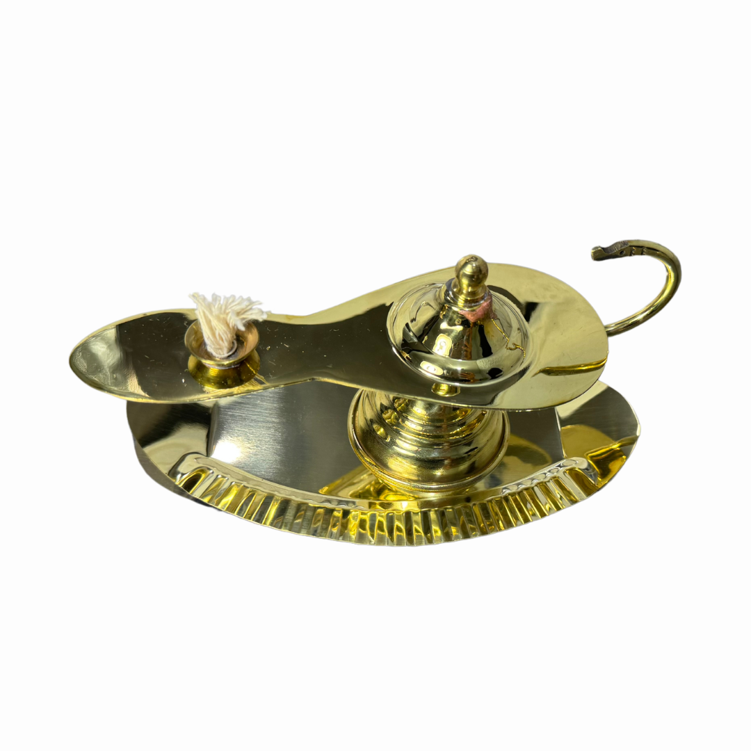 Lampara De Aladino Para Enfermeria Mecha Estructura Dorado Dorado