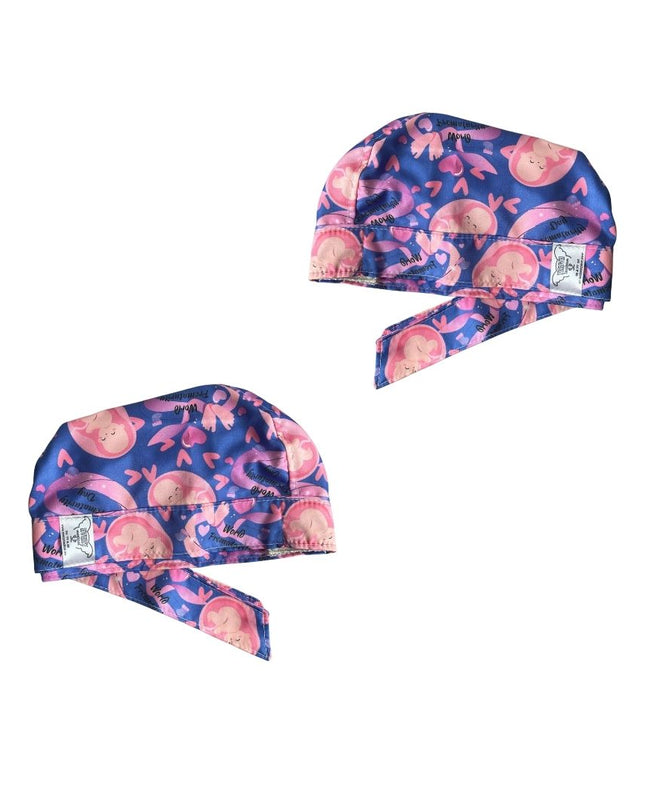 Gorro Quirúrgico - Estampado - Útero - Bebé