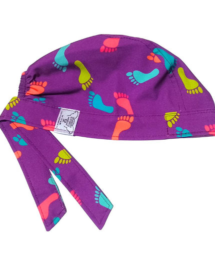 Gorro Medico Quirúrgicoenfermeria Clinicapodologia Pies Foot morado