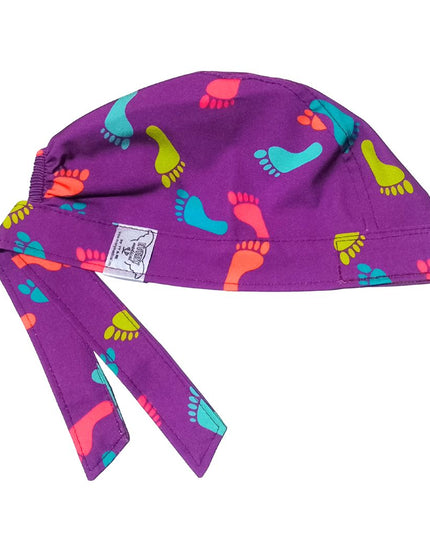 Gorro Medico Quirúrgicoenfermeria Clinicapodologia Pies Foot morado