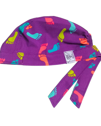 Gorro Medico Quirúrgicoenfermeria Clinicapodologia Pies Foot morado