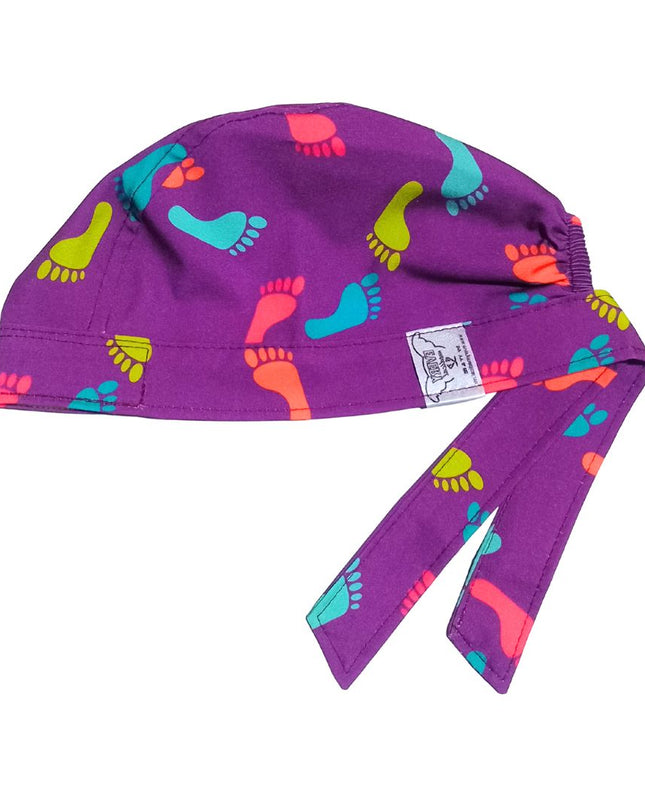 Gorro Medico Quirúrgicoenfermeria Clinicapodologia Pies Foot morado