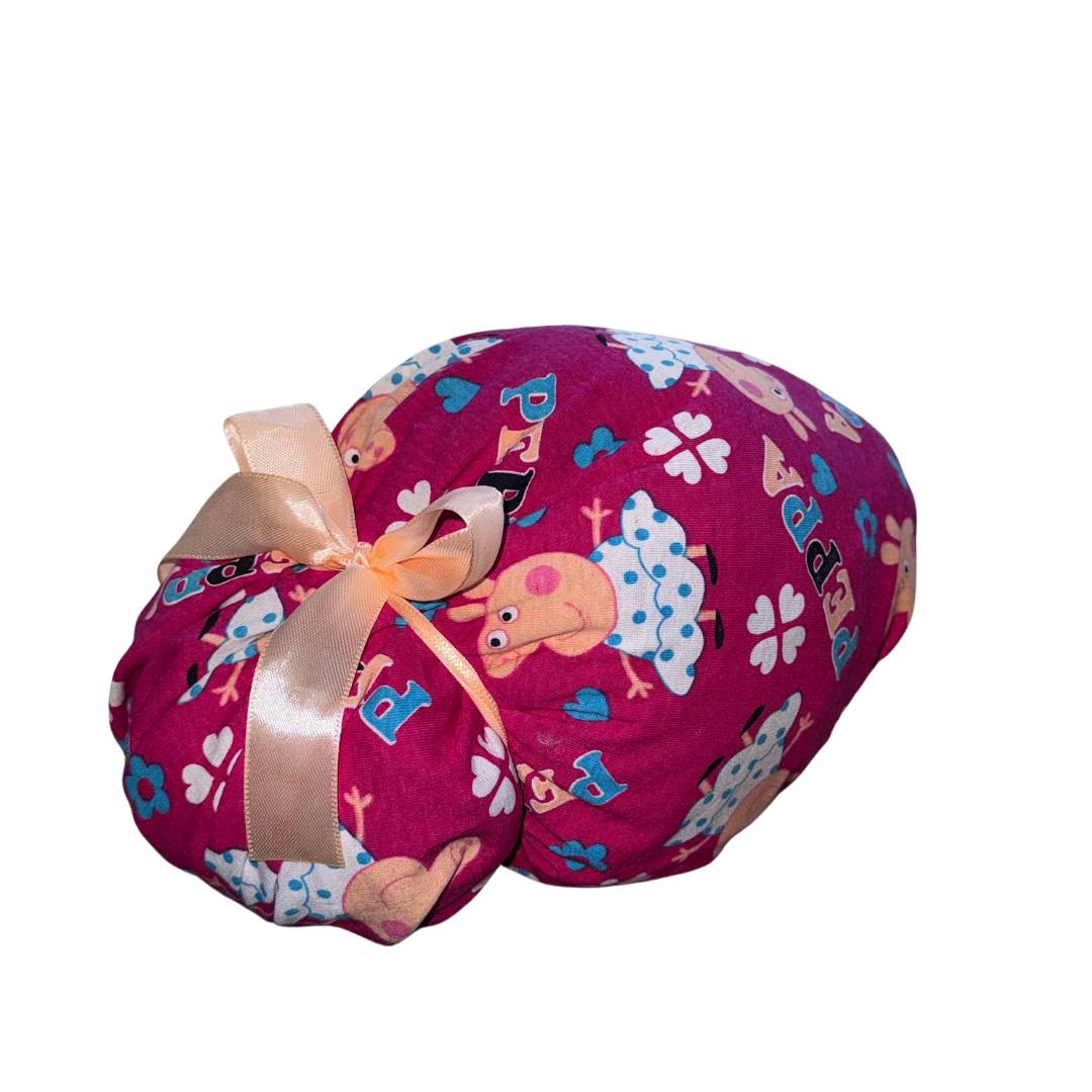 Gorro Medico Quirúrgico Enf Peppa Pig Listones - Antisudor Rosa Unitalla