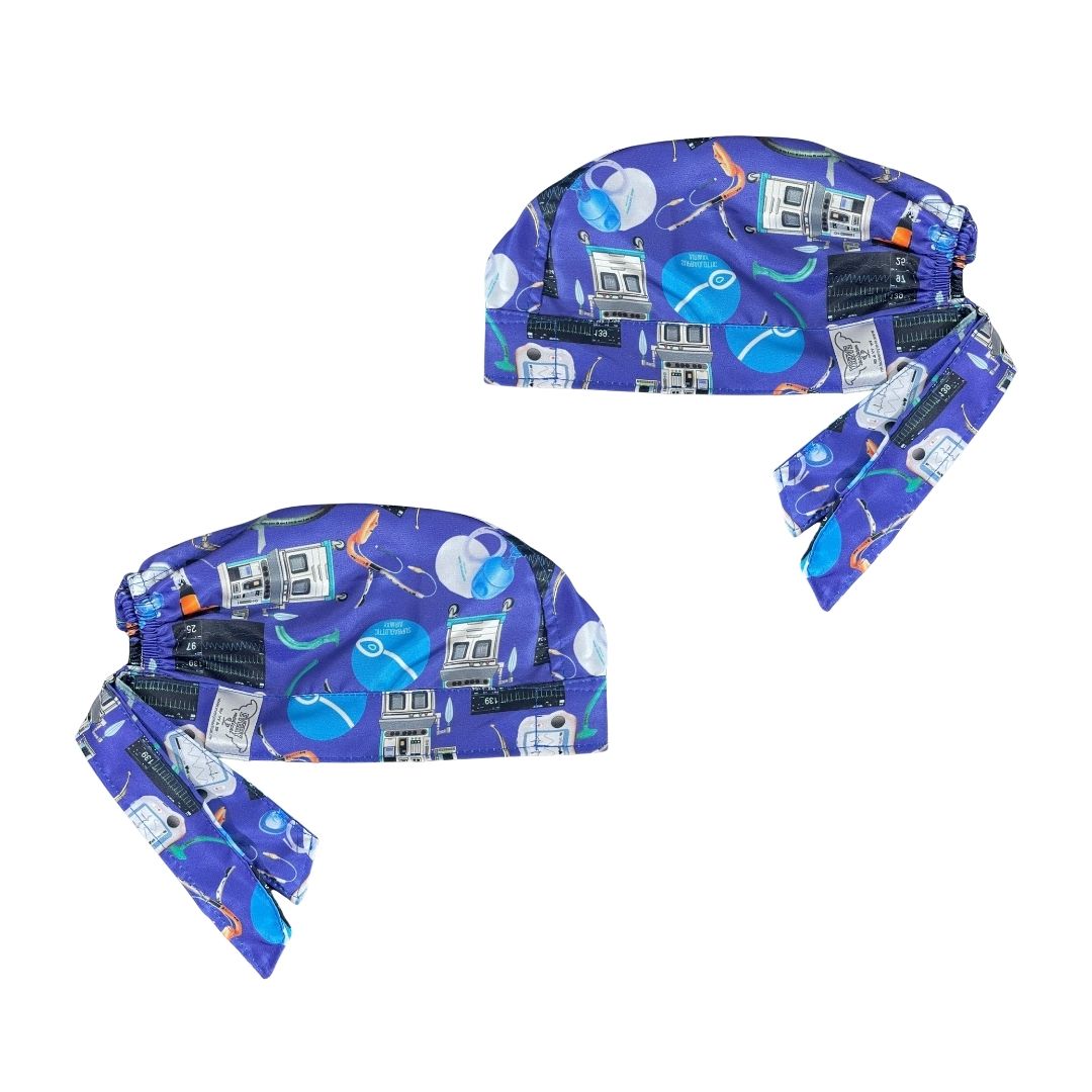 Gorro Medico Quirúrgico - Anestesiología - Azul Petróleo