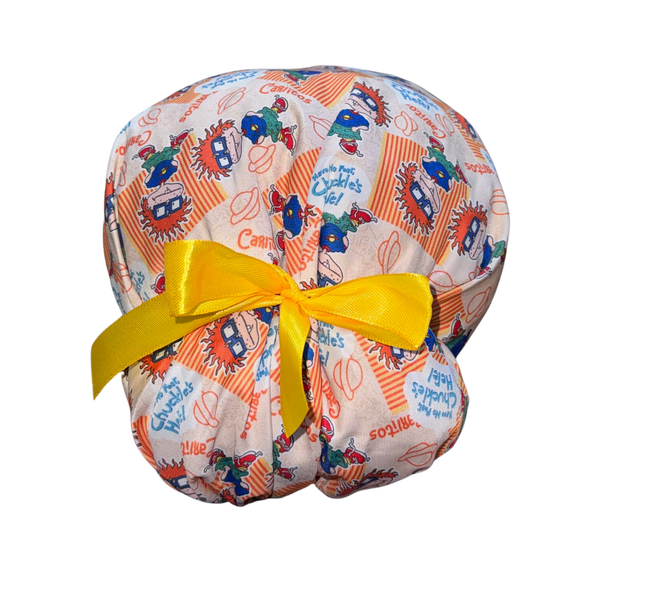 Gorro Medicoquirúrgico Pediatrian Enferi Rugrats Caricatura2 Naranja Unitalla