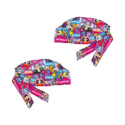 Gorro Medico Quirúrgico - Las Chicas Super Poderosas - Rosa Claro