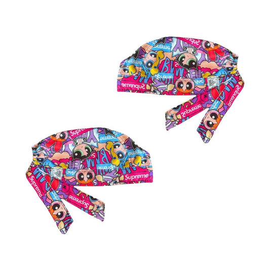 Gorro Medico Quirúrgico - Las Chicas Super Poderosas - Rosa Claro