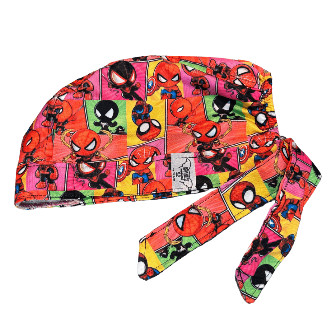 Gorro Medico Quirúrgico Estampado Baby Spiderman Cartoon - Every Medical -  Dr. Gorrito