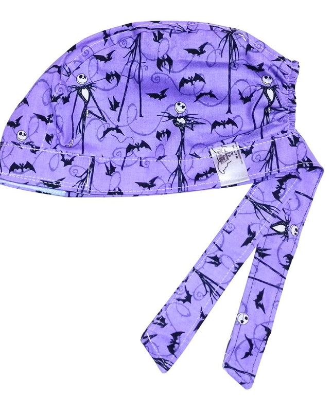 Gorro Quirúrgico Medico - El Extraño Mundo De Jack 2 morado