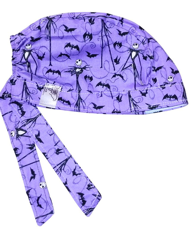 Gorro Quirúrgico Medico - El Extraño Mundo De Jack 2 morado