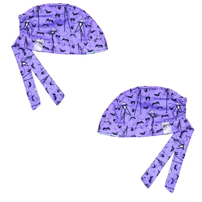 Gorro Quirúrgico Medico - El Extraño Mundo De Jack 2 morado