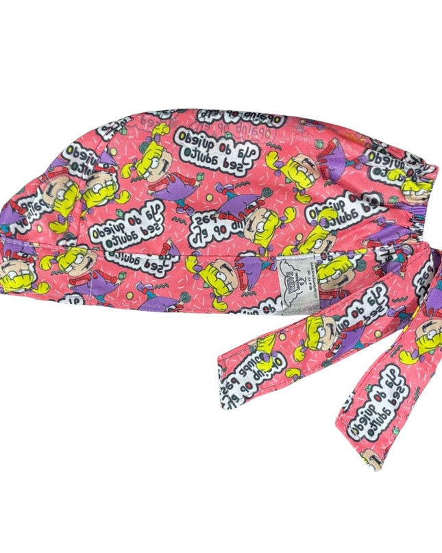Gorro Medico Quirúrgico - Angélica Pickles - Rugrats - Color Melón