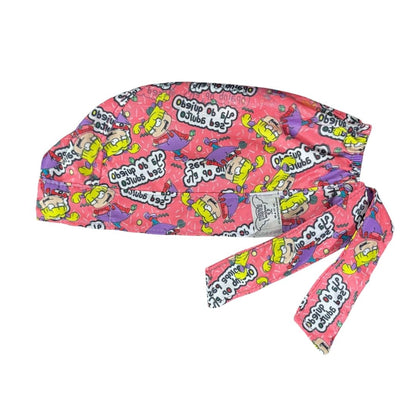 Gorro Medico Quirúrgico - Angélica Pickles - Rugrats - Color Melón