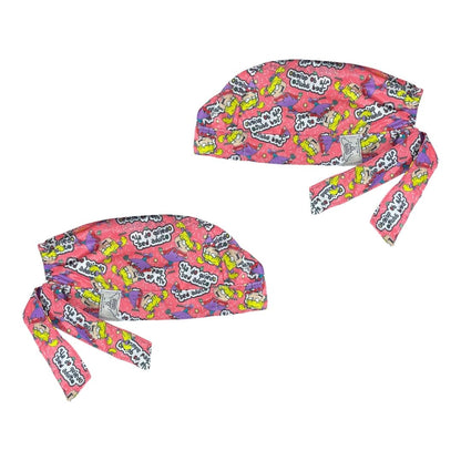 Gorro Medico Quirúrgico - Angélica Pickles - Rugrats - Color Melón