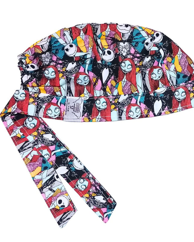 Gorro Quirúrgico Medico - El Extraño Mundo De Jack 2 Multicolor