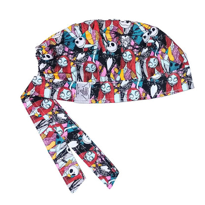 Gorro Quirúrgico Medico - El Extraño Mundo De Jack 2 Multicolor