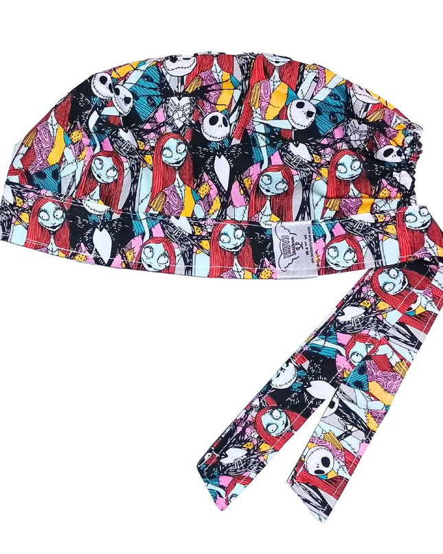 Gorro Quirúrgico Medico - El Extraño Mundo De Jack 2 Multicolor