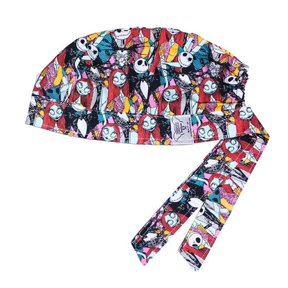 Gorro Quirúrgico Medico - El Extraño Mundo De Jack 2 Multicolor