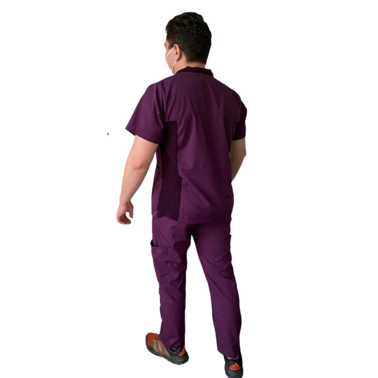 Uniforme Quirúrgico - Hombre -  Uva - Modelo Puebla